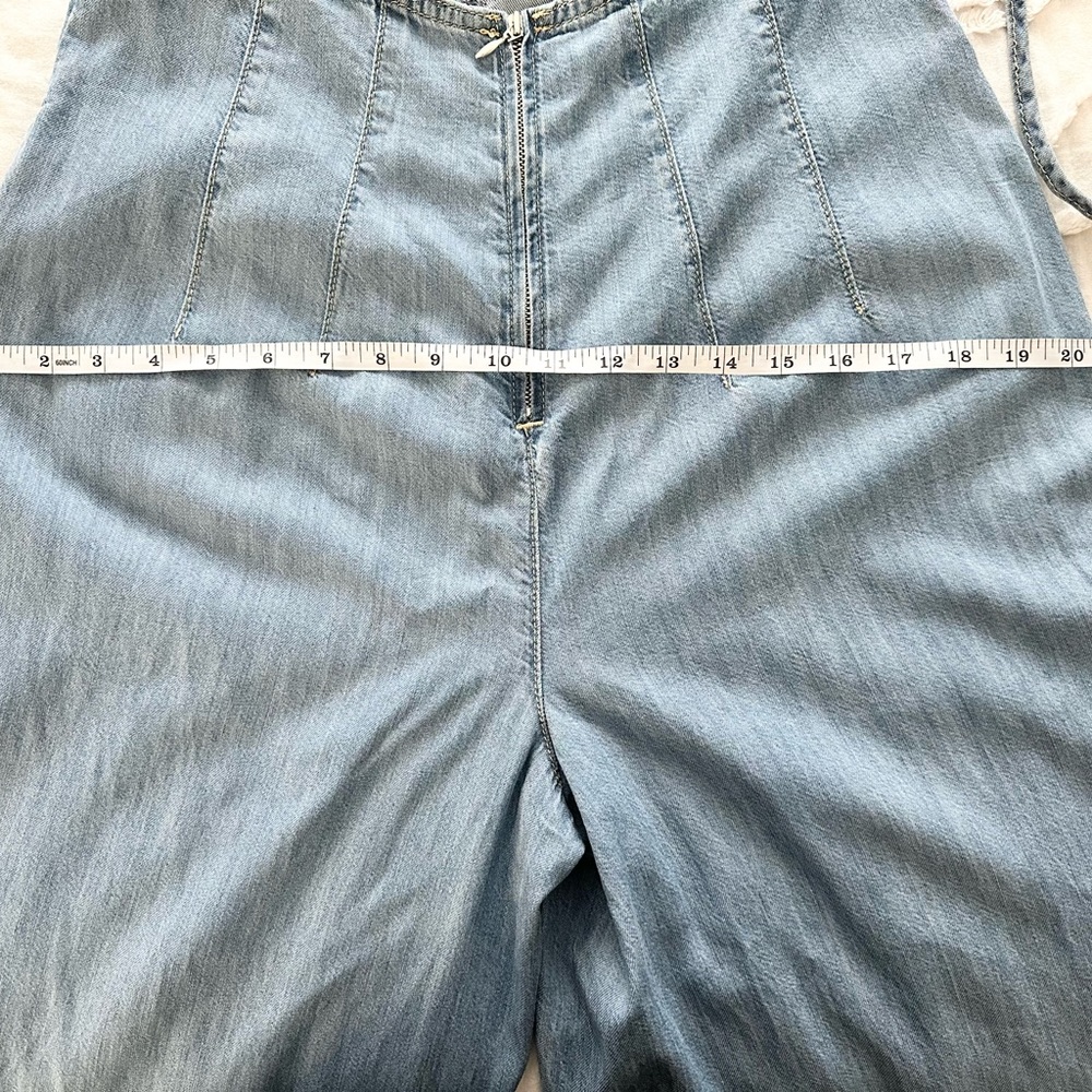 Free People Denim Jumpsuit-S- NWT - Picture 9 of 13